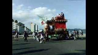 ２０１３年　鴨川合同祭　　山王講の山車　マリーナ付近　その２♪。