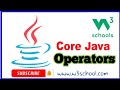 operators w3school ||java basic w3school