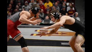 Nick Suriano & Desanto had to be pulled off each other 😮 | Big Ten 133lb Semi Finals