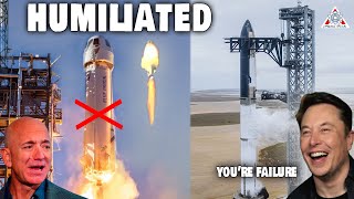 Disaster! Blue Origin has No Move, No Progress after 4 months of FAILURE while SpaceX crazy testing