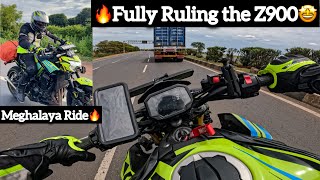 🤩Fully Ruling The Z900🔥| ❤️Meghalaya Ride day 2😍| Andhra📍| Aj Squad | Ep-2