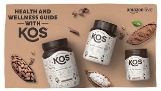 KOS Chocolate Plant Protein and How To Use It! | Amazon Livestream