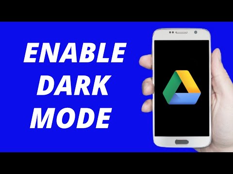 How to enable dark mode on Google Drive (Android and IOS)
