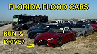 Mike Checks Out Hurricane Flooded Cars, Boats and RVs Florida IAA