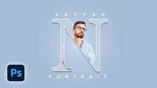 Easy way to Create Letter Portrait | Photoshop Tutorial