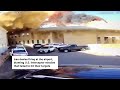 Kuwait releases footage of alleged drone crash into its airport