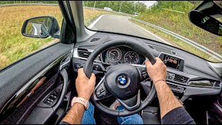 2016  BMW X1 F48 (xDrive18d 150 hp) | POV Test Drive #2240 Joe Black