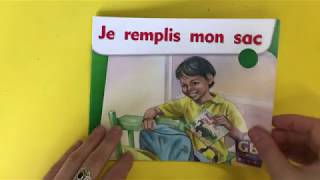 Je remplis mon sac - French Home Reading