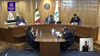 Sesión Pública de la Sala Regional Toluca del 19 de agosto de 2024.