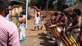 ചെമ്പട മേളം ശീവേലി വടക്കേനട അന്നമനട തിരുവുത്സവം പത്താം ദിവസം23 February 2021