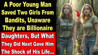 Poor Young Man Saved Two Girls From Bandits, Unaware They're Billionaire Daughters, Next...