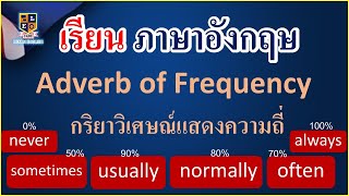 กริยาวิเศษณ์บอกความถี่ Adverbs of frequency มีอะไรบ้างใช้อย่างไร