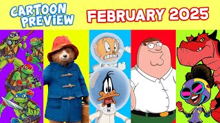 Every CARTOON MOVIE \u0026 SERIES in FEBRUARY 2025 (Looney Tunes, TMNT, Paddington, Pixar's Win or Lose)