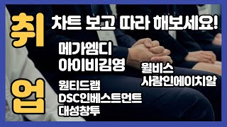 메가엠디,아이비김영,원티드랩,DSC인베스트먼트,대성창투,윌비스,사람인에이치알