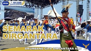 DISPLAY DRUMBAND AAU GITA DIRGANTARA SEMARAK DIRGANTARA 2024 LAPANGAN UDARA PANTAI DEPOK YOGYAKARTA