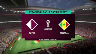 FIFA 23 | Qatar vs Senegal - FIFA World Cup Qatar 2022 | Gameplay