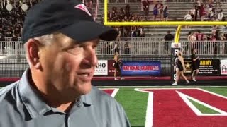 Owasso coach Bill Blankenship discusses 42-3 win over Broken Arrow and his son, Josh in the Patriot