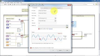 LabVIEW code: Externally-triggered action using interrupt request (IRQ) (walk-through)