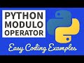 Python Modulus Example % Operator - Check Odd Even Numbers