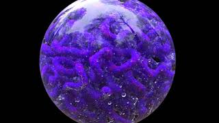 3D Reaction Diffusion - Trapped in a Crystal Ball