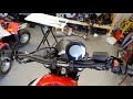 XSR700 Mod #8 - Brogue Gauge Relocation KIt and Helmet Hook