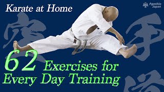 Karate training | a Grand master teaches his daily exercise program | Ageshio Japan