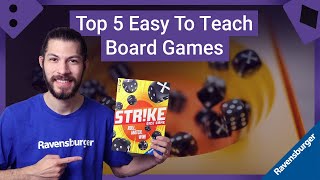 Top 5 Easy To Teach Board Games