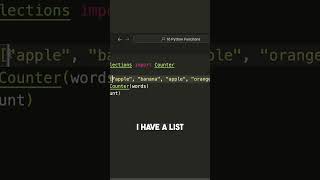Tutorial: Python Counter Function
