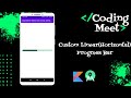 How to Implement Custom Linear(Horizontal) Progress Bar in Android Studio Kotlin