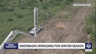 Snowbasin Resort is upgrading parking, ski lifts, and accessibility