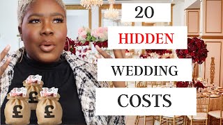 20 HIDDEN WEDDING COSTS THAT WOULD BLOW YOUR MIND!