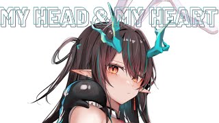 Nightcore - Ava Max - My Head & My Heart (Lyrics)