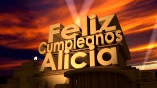 feliz cumpleaños Alicia