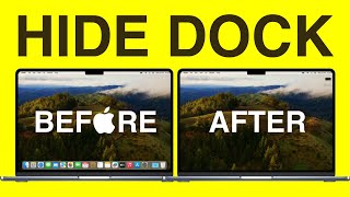 How to Hide Dock in Mac?