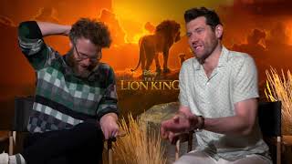 The Lion King - Itw Seth Rogen and Billy Eichner (X CAM) (official video)
