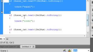 Flash Tutorial Request 13 High Low Game