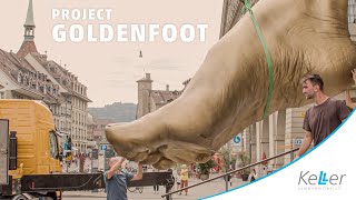 Goldenfoot mal anders – die Simon Keller AG hat einen neuen Blickfang!