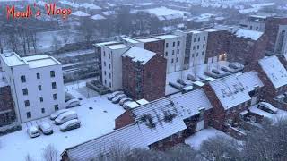 First Snowfall in UK, 2021 | Snowfall in Basingstoke, England | Mouli's Vlogs