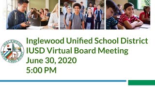 IUSD Virtual Board Meeting 06/30/2020