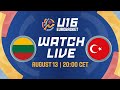 LIVE - Lithuania v Türkiye | FIBA U16 EuroBasket 2024 | Round of 16