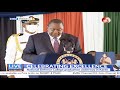 President Uhuru Kenyatta at the  national defence college graduation in Karen