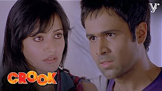 Emraan Hashmi Goes To Surrender To The Police | Neha Sharma Stops Him From Doing So | Crook Movie