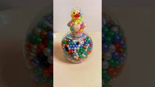 Episode 116: Satisfying and relaxing ASMR 🌟Reverse beads in cup and penguin #shorts @marblebeads