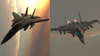 VRChat F-14D Super Tomcat vs UPEO SU-37 Super Flanker