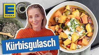 Kürbisgulasch Rezept | Herbstliche Gerichte mit Kürbis