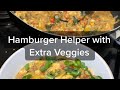 Hamburger Helper with Extra Veggies