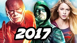 The Flash Season 4 Arrow Supergirl 4 Night Crossover Details