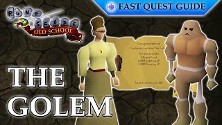 The Golem Quest Osrs Quality Quick Guide 2024