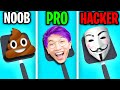 Can We Go NOOB vs PRO vs HACKER In PANCAKE ART!? (MAX LEVEL PANCAKE ART APP!)