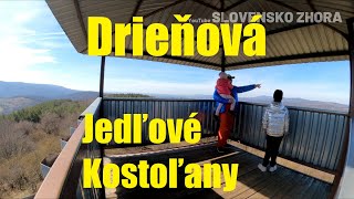 Rozhľadňa na Drieňovej - Jedľové Kostoľany - Rozhľadňa Drieňová